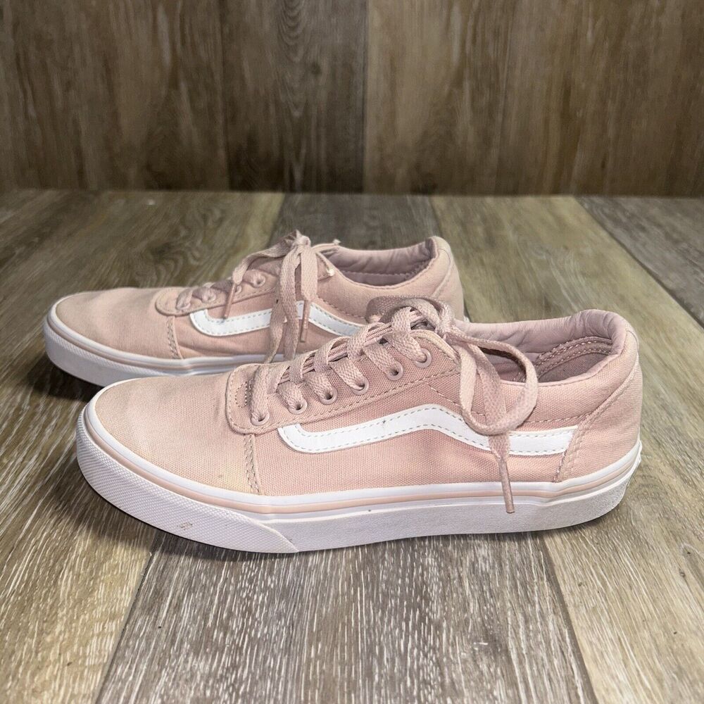 Vans Old Skool Low Top Pink Skate Sneaker Shoes Missy Girls Kids Youth US Size 3 - Picture 5 of 11